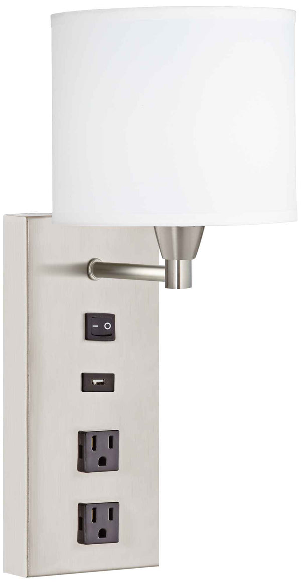 Single Wall Nightstand Lamp, CORDED - 40218