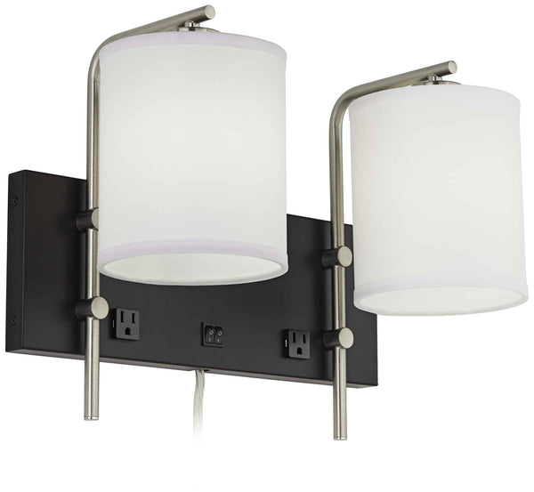 Double Wall Nightstand Lamp – CORDED HB - 40264