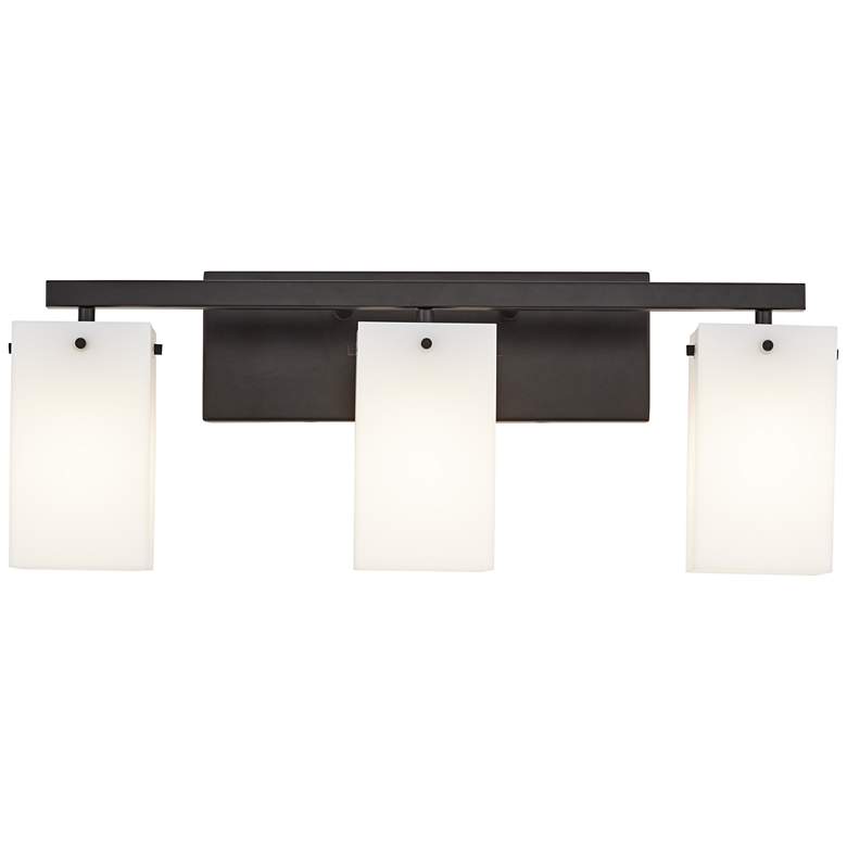 3-Bulb Vanity Fixture, 24"w - Square Shade - 40272