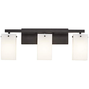 3-Bulb Vanity Fixture, 24"w - Square Shade - 40272