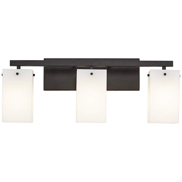 3-Bulb Vanity Fixture, 24"w - Square Shade - 40272