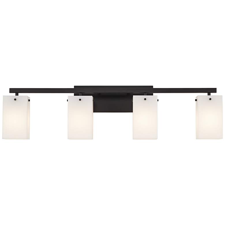 4-Bulb Vanity Fixture, 36"w - Square Shade - 40273