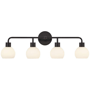 4-Bulb Vanity Fixture, 36"w - Round Shade - 40277