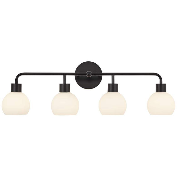 4-Bulb Vanity Fixture, 36"w - Round Shade - 40277