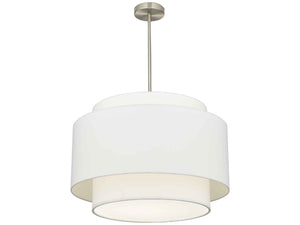 LBY-403A - Communal Table Pendant Linen  W/ Diffuser 24"