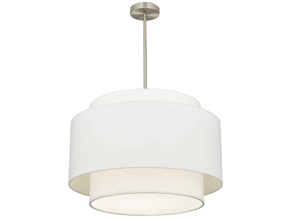 LBY-403A - Communal Table Pendant Linen  W/ Diffuser 24"