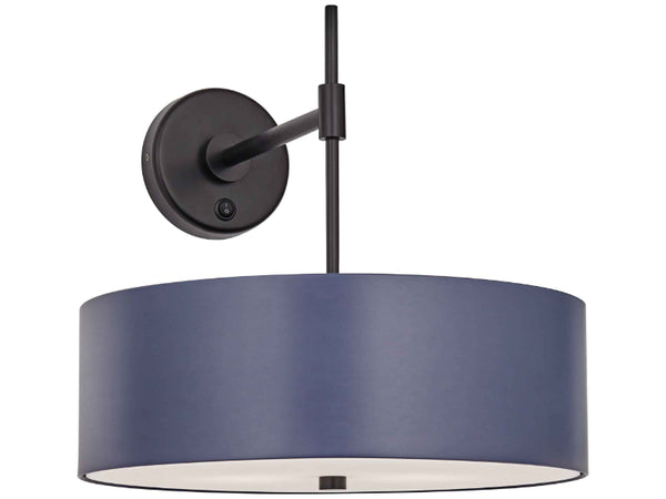 X-407A - Metal Desk Sconce Indigo