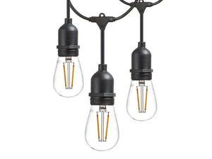 PAT-400 - Patio Lights - 18 Bulb 48 Ft Outdoor LED String Light (Clear)
