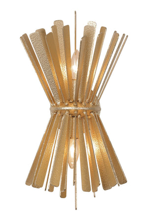Confluence - 2Lt Wall Sconce Gold