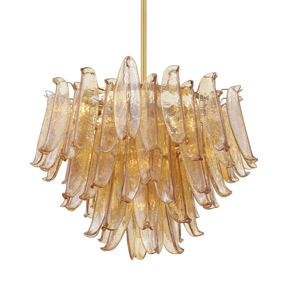 Regent - 13Lt Chandelier Amber