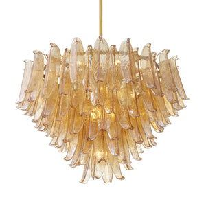 Regent - 17Lt Chandelier Amber