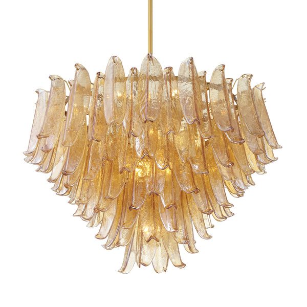Regent - 17Lt Chandelier Amber