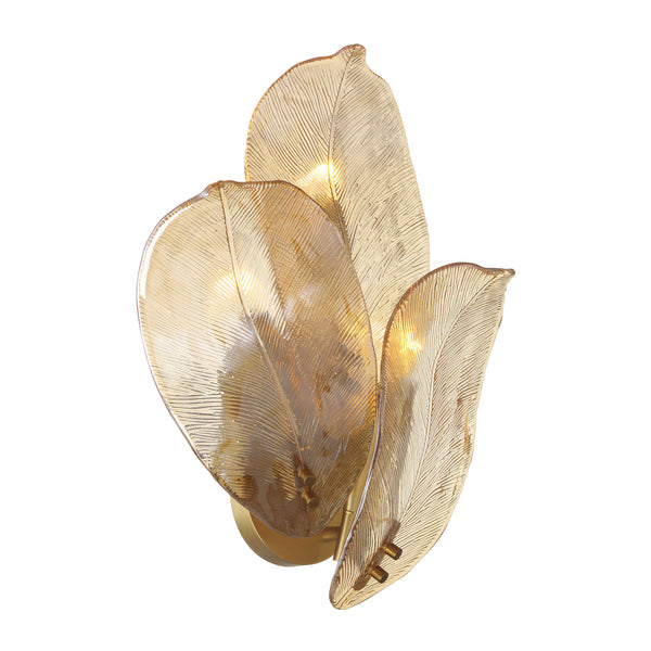 Orchid - 3 Light Wall Sconce Amber