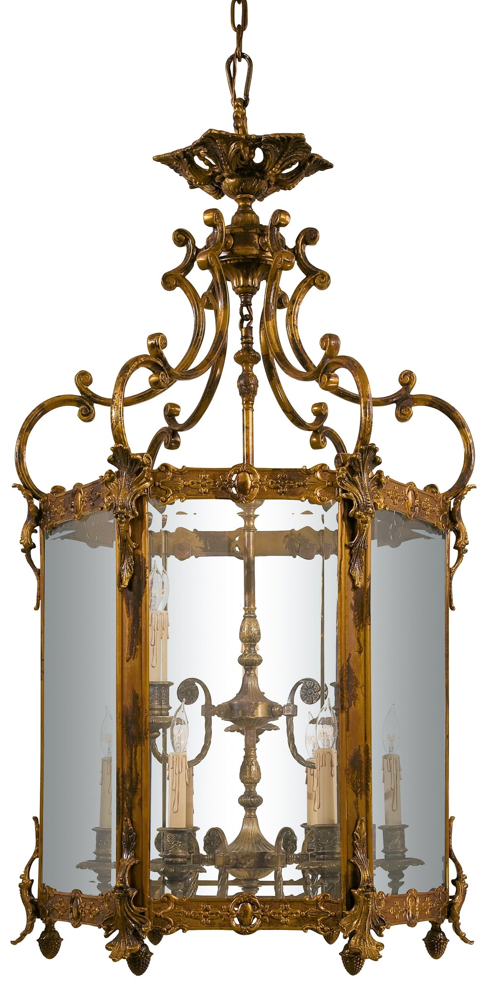 9 Light Foyer Pendant - Traditional European