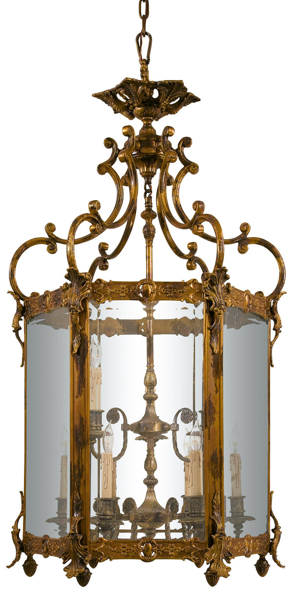 9 Light Foyer Pendant - Traditional European