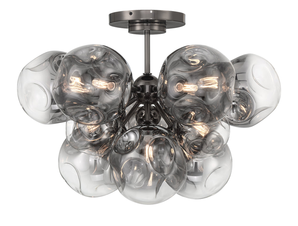 Neveh - 12 Light Semi Flush