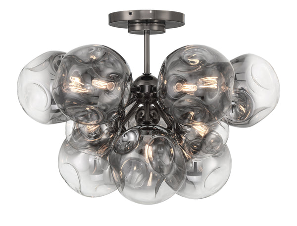Neveh - 12 Light Semi Flush