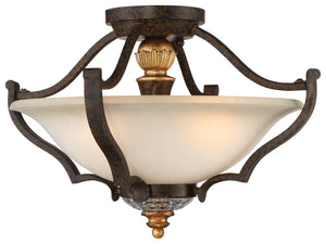 Chateau Nobles - 3 Light Semi Flush