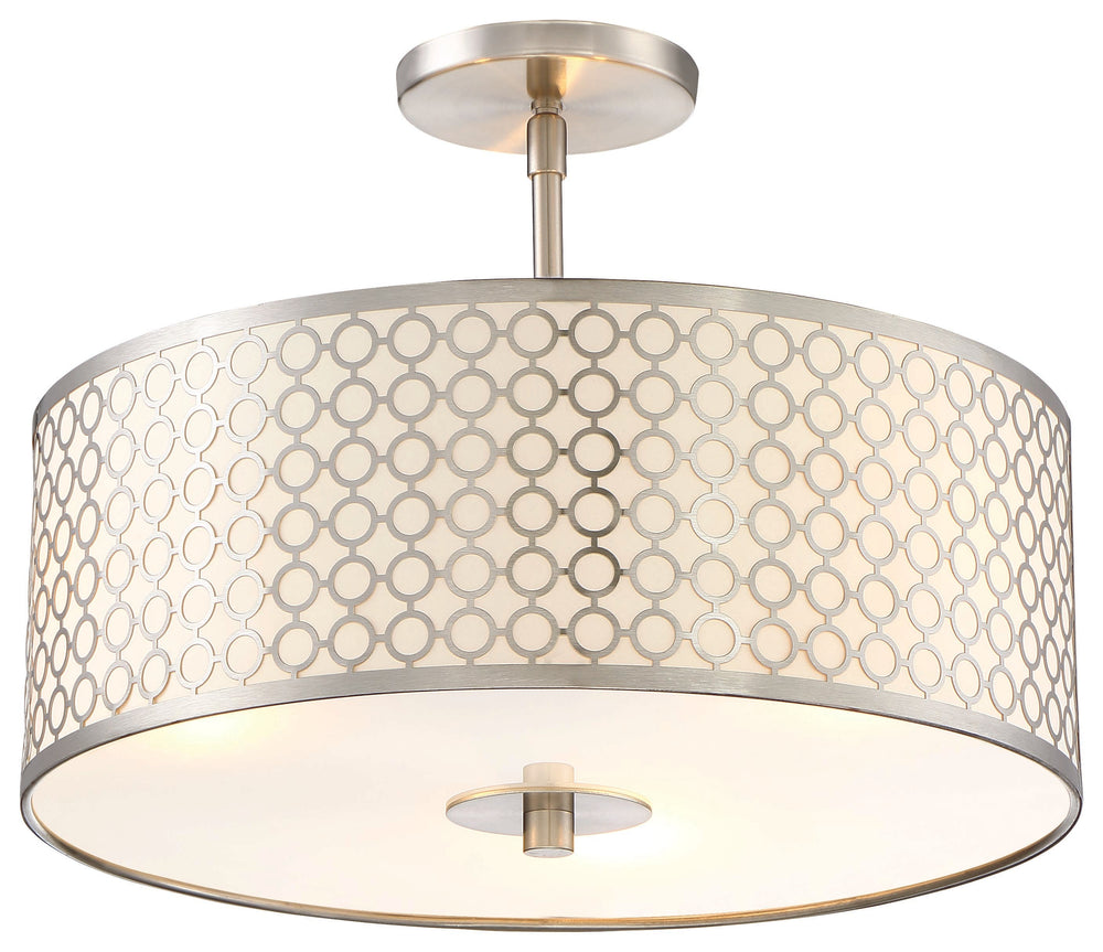 Dots - 3 Light Semi Flush - P1267-084
