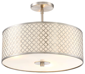 Dots - 3 Light Semi Flush - P1267-084