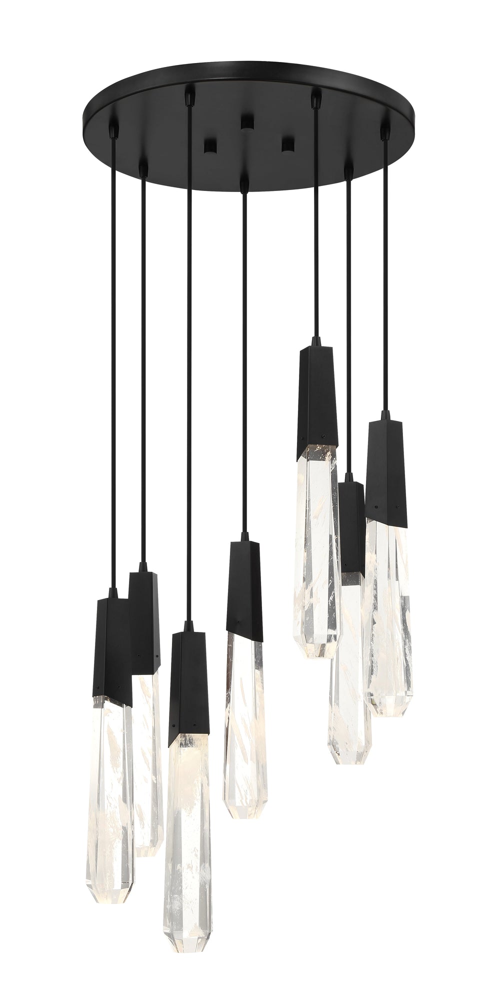 Drifting Droplets - 7Lt LED Pendant - P1287-66A-L