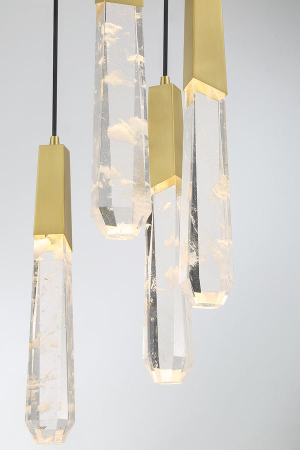 Drifting Droplets - 7 Lt LED Pan Pendant - P1287-859-L