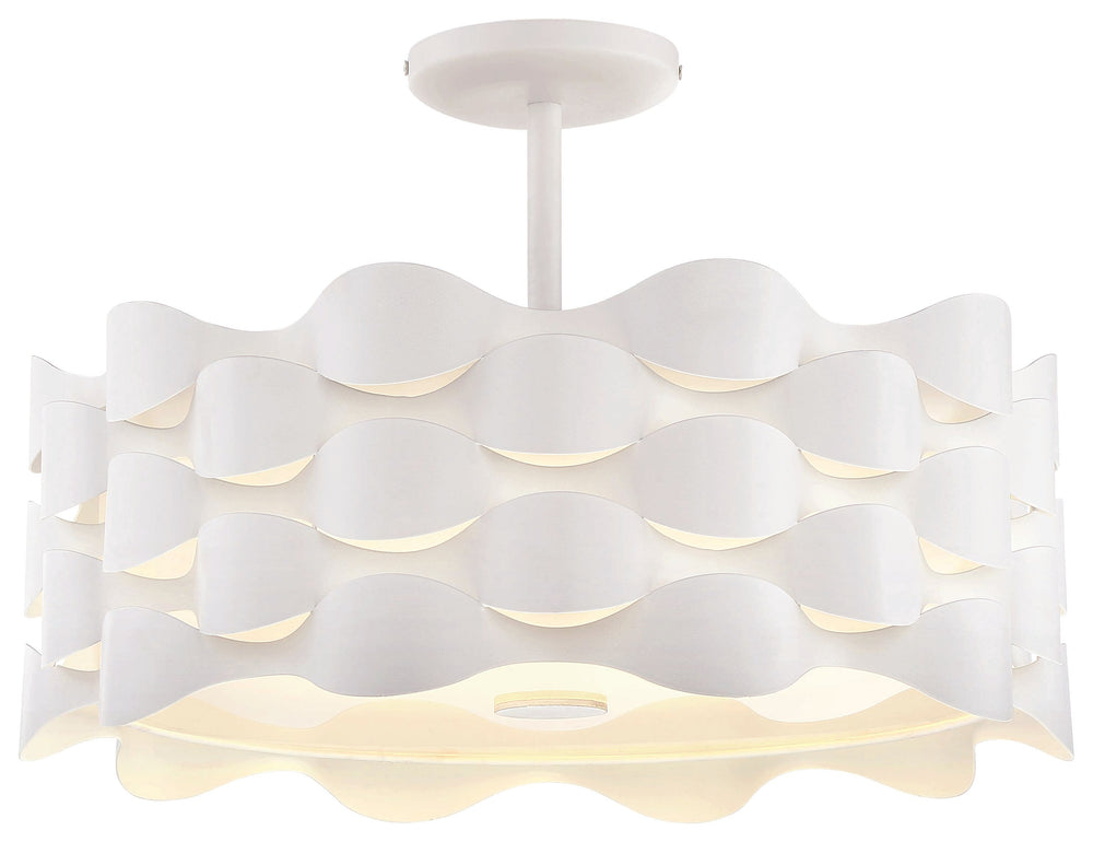 Coastal Current - LED Semi Flush - P1302-655-L