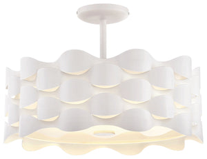 Coastal Current - LED Semi Flush - P1302-655-L