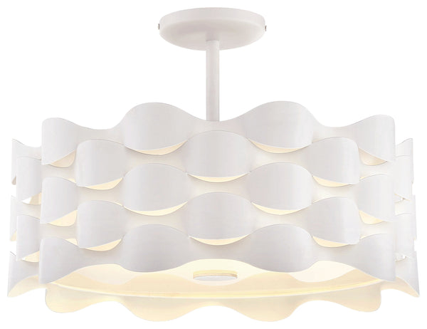 Coastal Current - LED Semi Flush - P1302-655-L