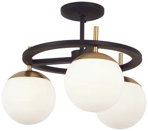 Alluria - 3 Light Semi Flush - P1357-618