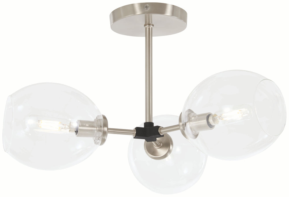 Nexpo - 3 Light Semi Flush - P1363-619