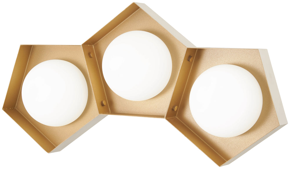 Five-O - 3 Light LED Bath - P1393-044G-L