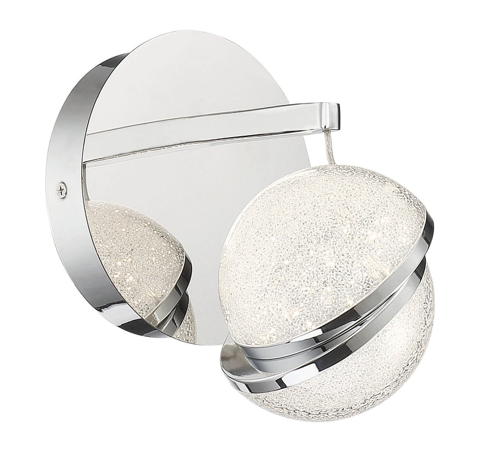 Silver Slice - 1 Light LED Bath - P1431-077-L