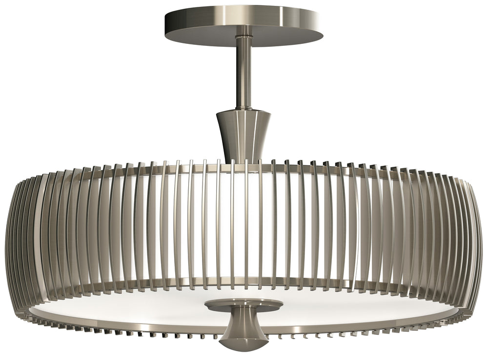 Night Moves - 15" LED Light Semi Flush - P1678-084C-L