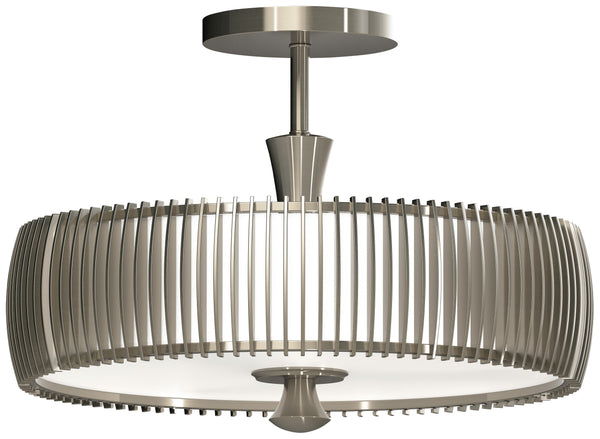 Night Moves - 15" LED Light Semi Flush - P1678-084C-L