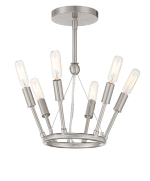 Royalty - 6 Light Semi Flush - P1686-084