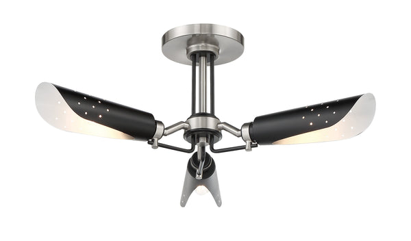Turbine - 3 Light Semi Flush - P1693-691