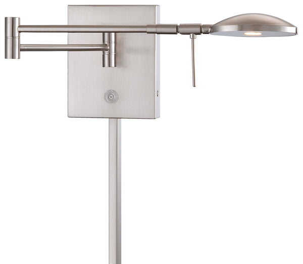 George'S Reading Room™ - 1 Light LED Swing Arm Wall Lamp - P4338-084