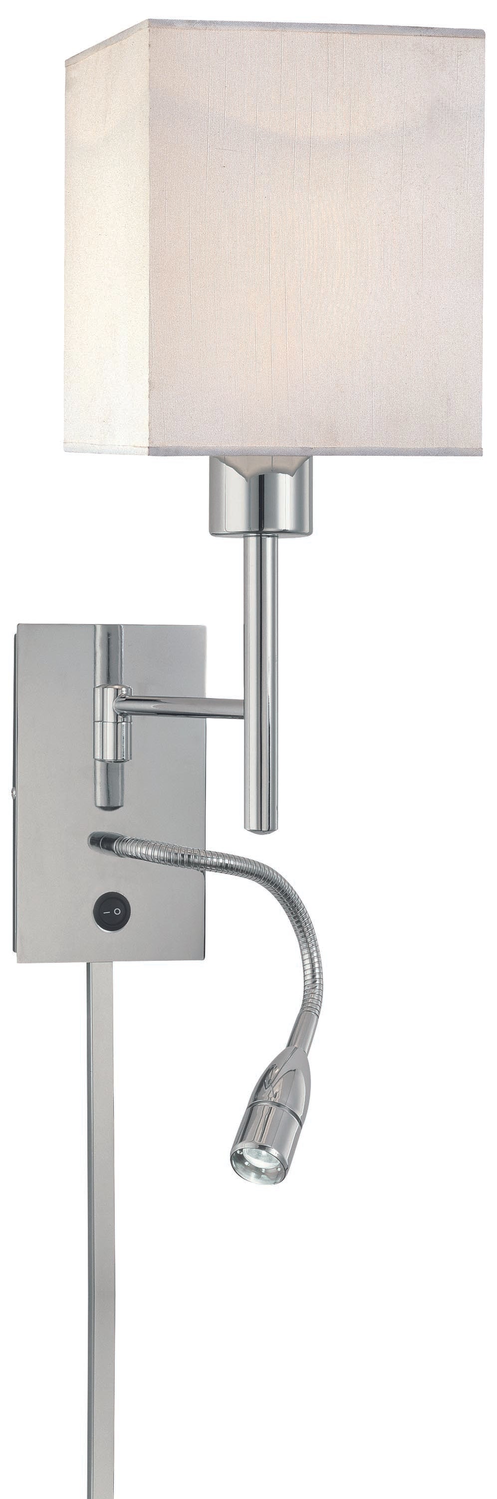 George'S Reading Room™ - 1 Light LED Swing Arm Wall Lamp - P477-077