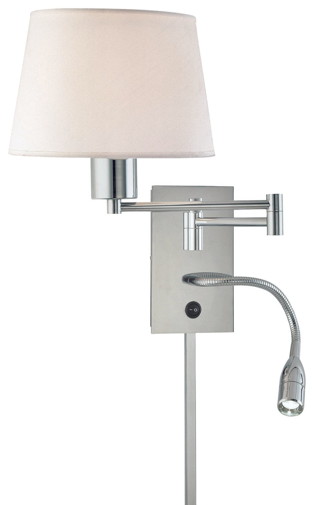 George'S Reading Room™ - 1 Light LED Swing Arm Wall Lamp - P478-077