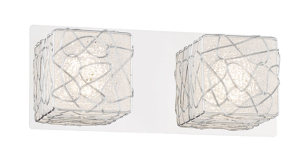 Livewire - 2 Light LED Bath Vanity In Metal - P5292-077-L