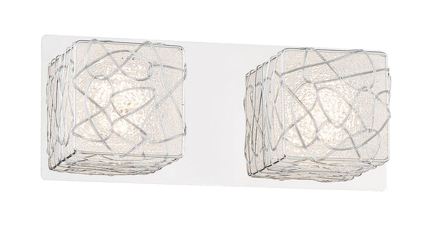 Livewire - 2 Light LED Bath Vanity In Metal - P5292-077-L