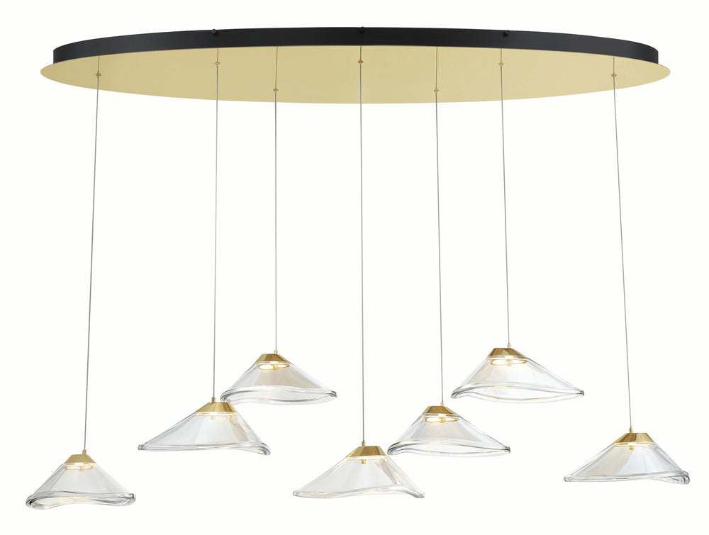 Sneer - 7 Light LED Pendant - P5402-718-L