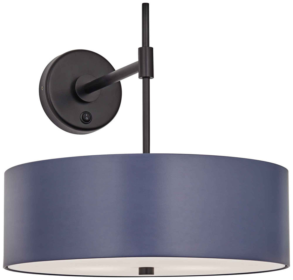 Metal Desk Sconce Blue - 40185