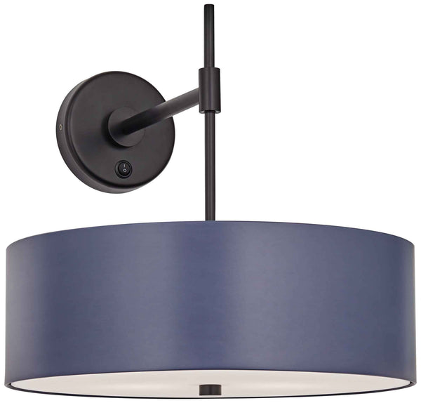 Metal Desk Sconce Blue - 40185