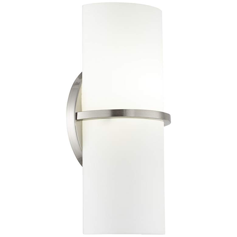 Half-Round Etched Opal Wall Sconce - 41269