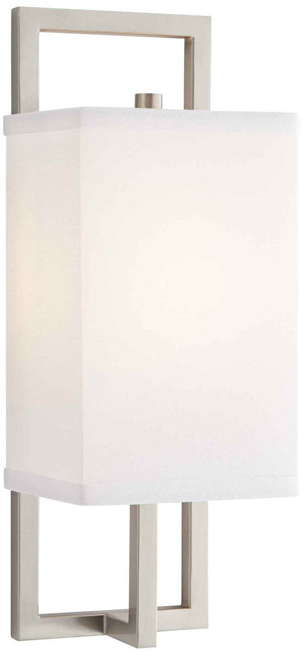 Wall Sconce - Med Base -  Linen Shade - 40479