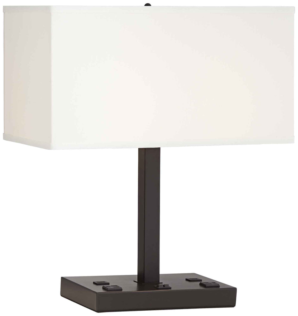 Table Lamp with 2 outlets and 2 USB - 40126