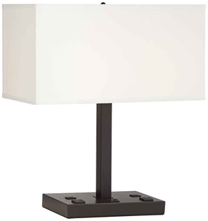 Table Lamp with 2 outlets and 2 USB - 40126