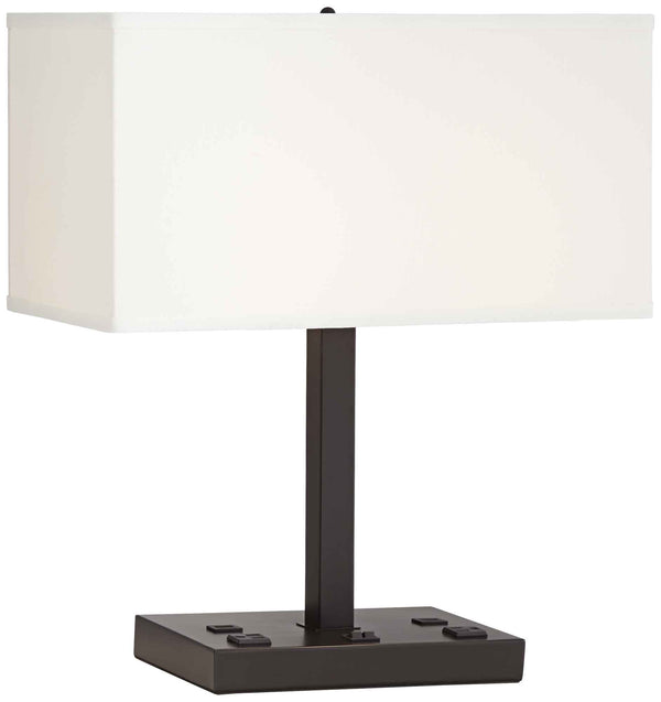 Table Lamp with 2 outlets and 2 USB - 40126